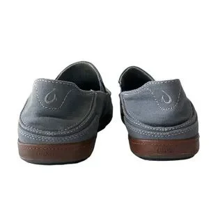 OluKai | Shoes | Olukai Puhalu Grey Canvas Slip Ons Mens  display picture 2